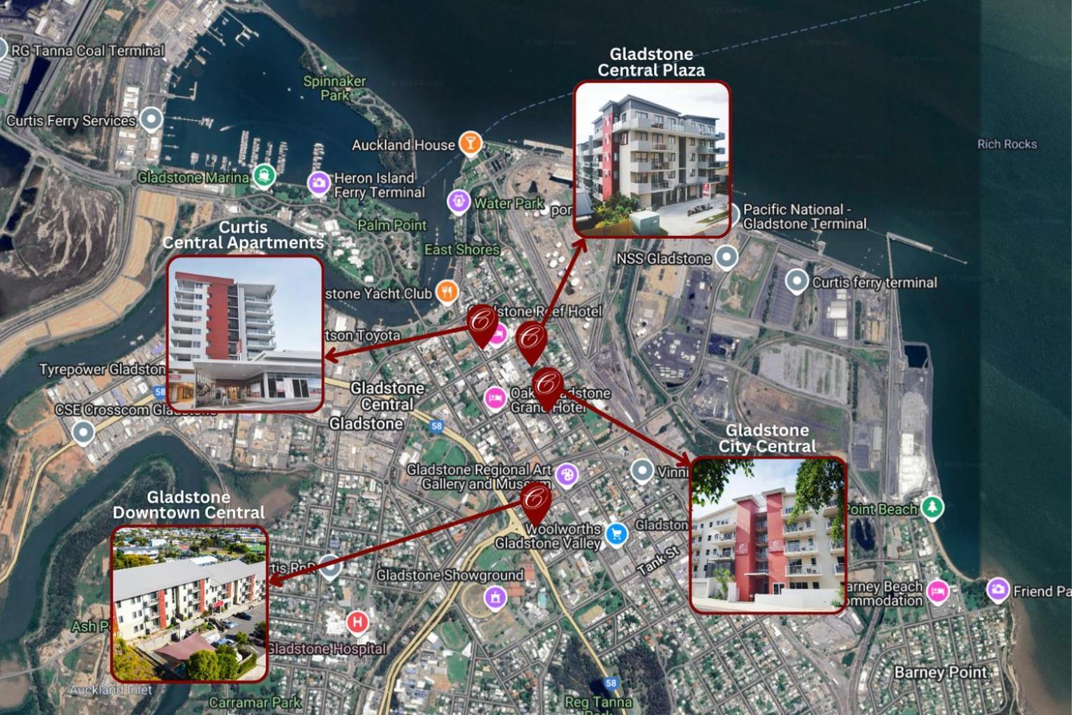 Gladstone Downtown Central Apartment Hotel Official Εξωτερικό φωτογραφία